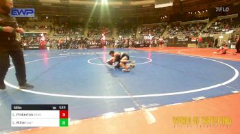 52 lbs Quarterfinal - Luke Pinkerton, Rising Kingz vs Liam Miller, Sebolt Wrestling Academy