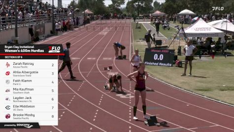 Women's 400m Hurdles, Finals 6