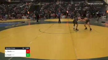 96 lbs Quarterfinal - Landen Davis, Unattached vs Cody Puck, Central Iowa Wrestling Club