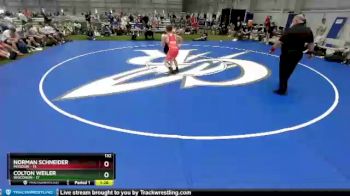 132 lbs Placement Matches (8 Team) - Norman Schneider, Missouri vs Colton Weiler, Wisconsin