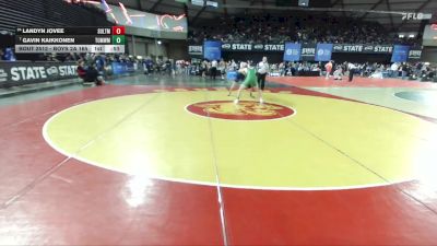 Boys 2A 165 lbs Cons. Round 2 - Gavin Kaikkonen, Tumwater vs Landyn Jovee, Sultan