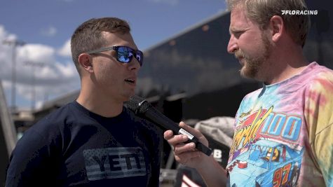 Nick Hoffman Having Fun With Scott Bloomquist At Eldora