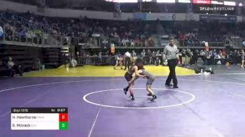 49 lbs Consolation - Henley Hawthorne, Granite City Wrestling Association vs Shataya Mcnack, Clinton, Mo Youth Wrestling Club