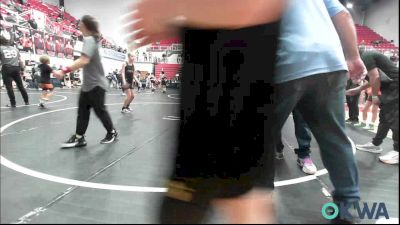 74-78 lbs Final - KIMBER BRYSON, Perkins vs Azalea Pennington, Henryetta Knights Wrestling Club