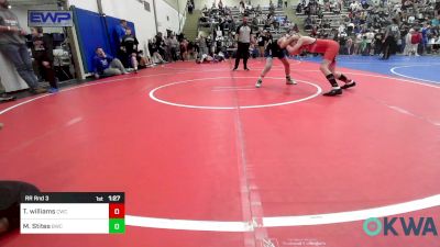 92 lbs Rr Rnd 3 - Tyrion Williams, Claremore Wrestling Club vs Mekko Stites, Berryhill Wrestling Club