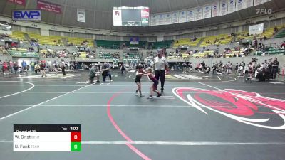 55 lbs Round Of 16 - Warner Grist, Benton Parks Youth Wrestling vs Ulysses Funk, Team Conquer Wrestling