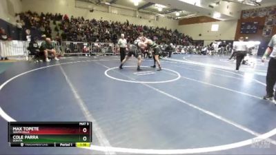 175 lbs Semifinal - Max Topete, South Hills vs Cole Parra, Bonita