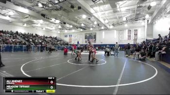 140 lbs Champ. Round 1 - Ali Jimenez, Hueneme vs Meadow Tiffany, Bonita