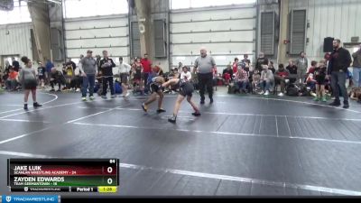 84 lbs Round 5 (6 Team) - Zayden Edwards, Team Germantown vs Jake Luik, Scanlan Wrestling Academy