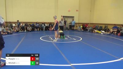 112 lbs Rr Rnd 3 - Logan Peaglor, K8 All-American vs Levi Mitchell, K8 Tristate Elite