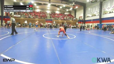 112 lbs Rr Rnd 2 - E.J Turner, HURRICANE WRESTLING ACADEMY vs Eli Pulliam, Sperry Wrestling Club