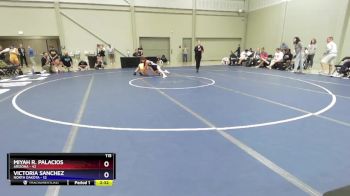 115 lbs Quarters & 1st Wb (16 Team) - Miyah R. Palacios, Arizona vs Victoria Sanchez, North Dakota