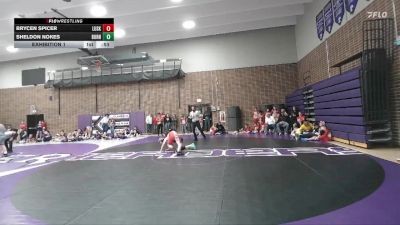 Exhibition 1 lbs Round 2 (6 Team) - Brycen Spicer, Lusk vs Sheldon Nokes, Burns/Pine Bluffs