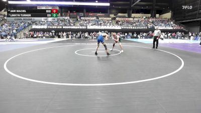 138 lbs Cons. Round 1 - Jair Maciel, Hutchinson HS vs Linkyn Turner, De Soto HS
