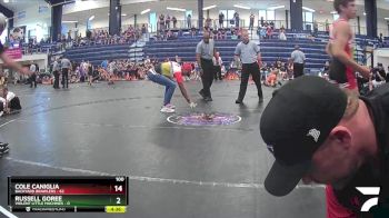 108 lbs Round 3 (6 Team) - Walker Woodard, Backyard Brawlers vs Chloe Bobo, Violent Little Machines