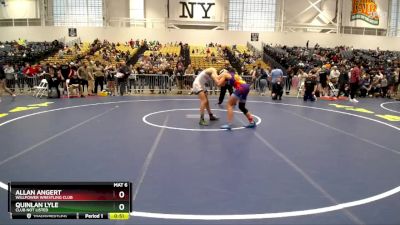 138 lbs Cons. Round 3 - Allan Angert, Willpower Wrestling Club vs Quinlan Lyle, Club Not Listed