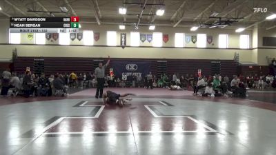 132 lbs Cons. Round 2 - Wyatt Davidson, Harrisburg vs Noah Bergan, Crestwood, Cresco