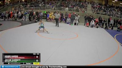 56 lbs Cons. Round 3 - Archie Garrett, Red Devil Mat Club vs Asher Harris, Illinois Valley Youth Wrestlin