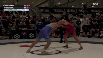 92 kg Cons. Semis - Levi Bussey, California vs Andrew Reall, Bears Wrestling Club
