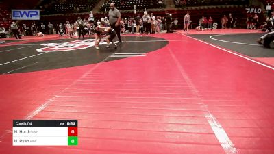 58 lbs Consi Of 4 - Hank Hurd, Pawhuska Elks Takedown vs Henry Ryan, Raw Wrestling Club