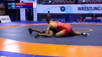 65 kg 1/8 Final - Joshua Saunders, United States vs Kumar Mohit, India