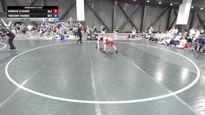 150 lbs Roman Clouse, Kansas Blue vs Vincent Hanna, California Blue
