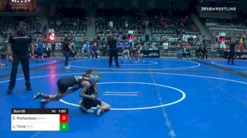 64 lbs Quarterfinal - Cale Richardson, Oklahoma Wrestling Academy vs Jovanni Tovar, Gladiator (FL)