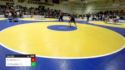 109 lbs Consi Of 16 #2 - Malik Hoskins, Sunnyside (AZ) vs Nathaniel Granados, Merced