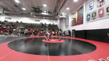 140 lbs 17th Place Match - Mazzy Riley, Columbine vs El Adams, Palmer