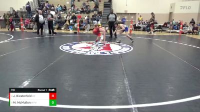 110 lbs Cons. Round 2 - Jace Biesterfeld, MN Elite vs Mac McMullen, Wayzata Youth Wrestling