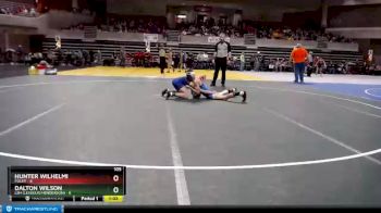 105 lbs Quarterfinals (8 Team) - Hunter Wilhelmi, Foley vs Dalton Wilson, LSH (LeSueur/Henderson)