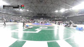 Boys 3A 138 lbs Cons. Round 2 - Cameron MacPherson, Garfield vs Pedro Rogers, Todd Beamer