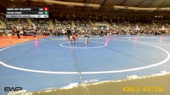 45 lbs Consi Of 8 #2 - Leena Ray Delacruz, Gladiator Wrestling Club vs Tatum Jones, Ponca City Wildcat Wrestling