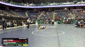 2A 165 lbs Champ. Round 1 - Jaxon Turner, Brevard vs Leviathan Haynes, Lexington