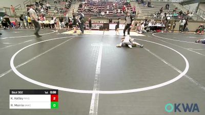 67 lbs Quarterfinal - Kaisen Kelley, Pryor Tigers vs Riley Morris, Broken Arrow Wrestling Club