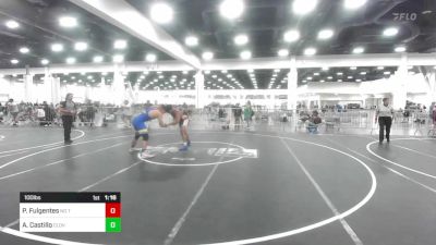 100 lbs Rr Rnd 4 - Peter Fulgentes, No Team vs Adan Castillo, Clovis