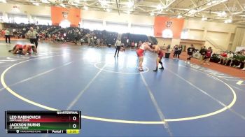 285 lbs Quarterfinal - Jackson Burns, St. John Fisher vs Leo Rabinovich, Cortland State