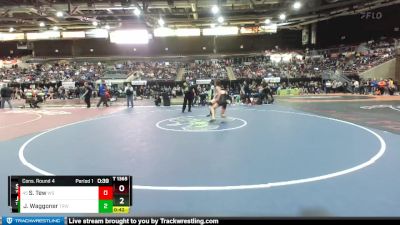 138 lbs Cons. Round 4 - Stellar Tew, West Side vs Jace Waggoner, Tri-Valley