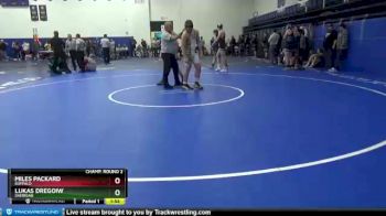 195 lbs Champ. Round 2 - Lukas Dregoiw, Sheridan vs Miles Packard, Buffalo