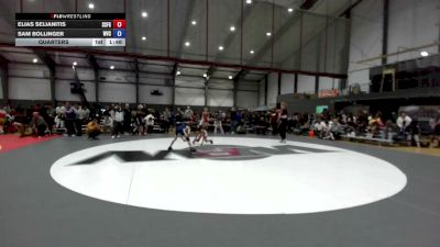 88 lbs Quarters - Elias Selianitis, South San Francisco Gators Wrestling Club vs Sam Bollinger, West Valley (Spokane)