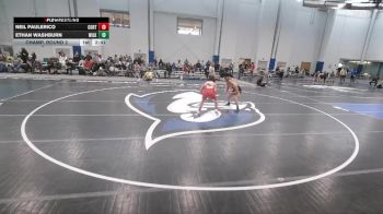 141 lbs Champ. Round 2 - Ethan Washburn, Wilkes vs Neil Paulerico, Cortland State