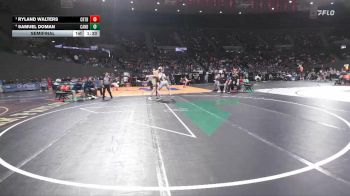 5A Boys 190 lbs Semifinal - Ryland Walters, Crater Boys vs Samuel Doman, Canby Boys