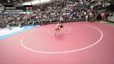 3A 135 lbs Cons. Round 2 - Mieke Smith, Grantsville vs Cortlyn Ercanbrack, Juab