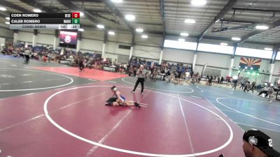 62 lbs Consolation - Coen Romero, Desert Dogs WC vs Caleb Romero, Manu WC
