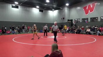 JV-30 lbs Round 2 - Trinity Carlson, Grinnell vs Taylor Hoskins, Center Point-Urbana