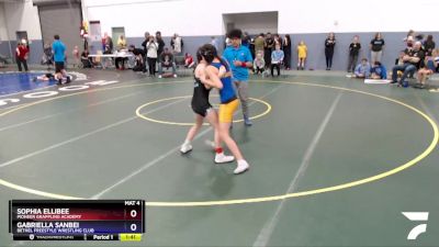 110 lbs Round 1 - Sophia Ellibee, Pioneer Grappling Academy vs Gabriella Sanbei, Bethel Freestyle Wrestling Club