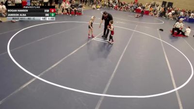 6U - C Champ. Round 1 - Levi Lynch, Elk River Wrestling vs Bennett Bunne, MN Elite Wrestling Club