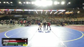 2A 150 lbs Cons. Round 1 - LeAndre Campbell, Lake Gibson vs Arthur Vanderpool, Columbia