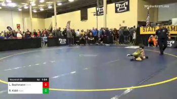 55 lbs Prelims - LJ Bachmann, Council Rock vs Rylan Kidd, McGuffey