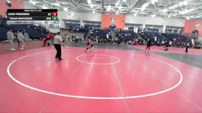 125 lbs Cons. Round 4 - John Freebern, RIT vs Evan Whiteside, Penn State Behrend